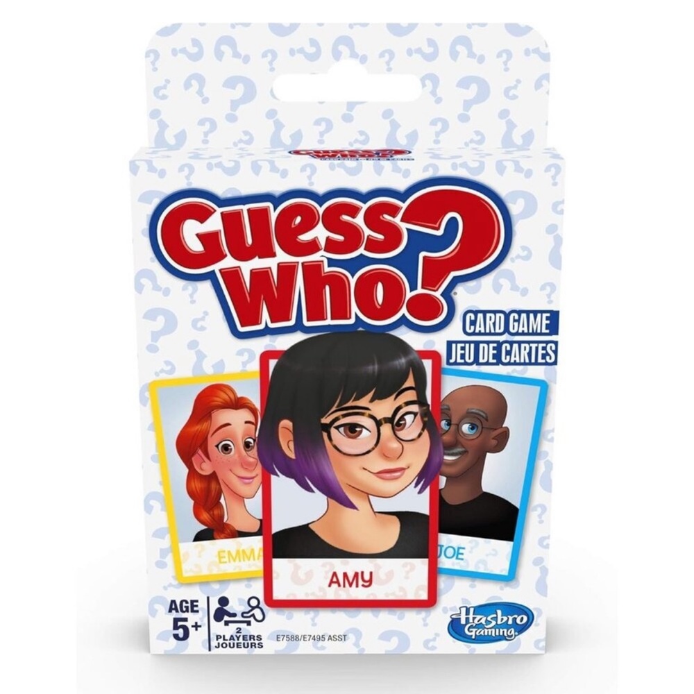 Hasbro Guess Who? Card Game Grab & Go Portable Hasbro Gaming BNIB